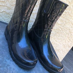 Women’s Sz 12 Sperry Topsider Quilted Rainboots